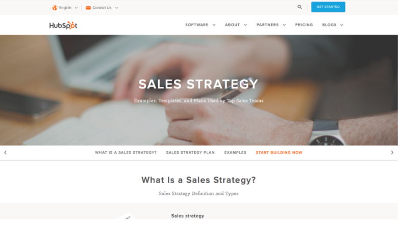 hubspot sales strategy